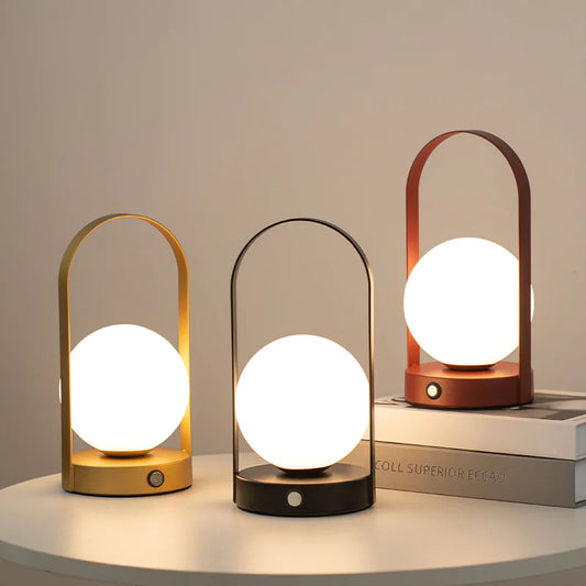 Ball Bedroom Table Lamps (PAIR)