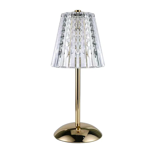Luxury Gold Crystal Table Lamp